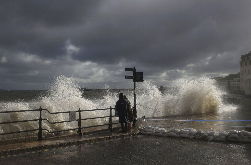 APTOPIX Britain Storms